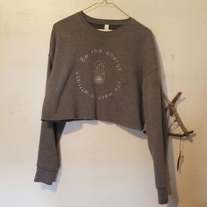 Crop sweatshirt